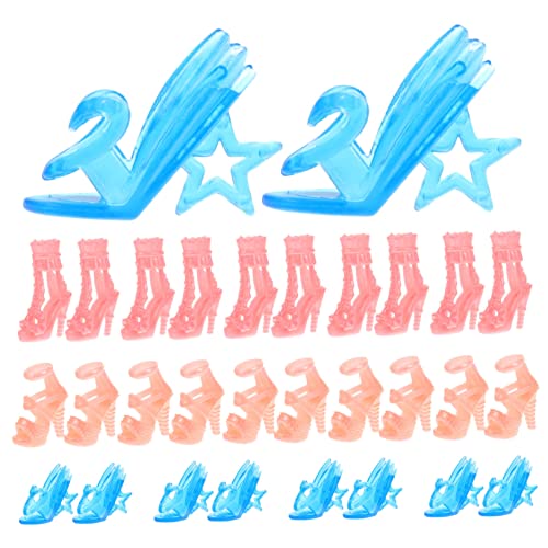 JOINPAYA 15 Mini-Kristallhausschuh Mädchen Schuhe Outfit klein Puppe für Prinzessin Sandalen fersensporn Sandaletten Elegantes Schuhspielzeug Plastik JOINPAYA 15 Mini-Kristallhausschuh Mädchen Schuhe Outfit klein Puppe für Prinzessin Sandalen fersensporn Sandaletten Elegantes Schuhspielzeug Plastik von JOINPAYA