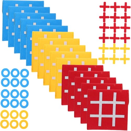JOINPAYA 15 Stück Mini-schachbrett Mit Neun Feldern Brettspielspielzeug Interaktives Eltern-kind- Pädagogisches Interaktives Für Gefühlt von JOINPAYA