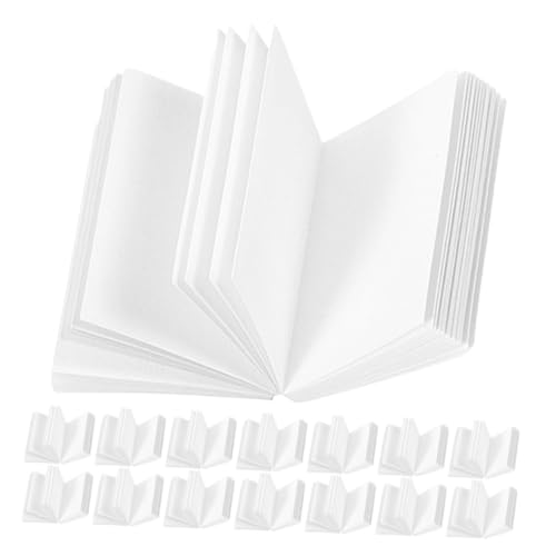 JOINPAYA 15 Stück Mini-taschenbuch Puppenhaus-minibuch Miniaturen Puppenhaus-miniaturbücher Puppenhaus Bücher Puppenhaus Miniatur Bücher Für Minihaus Mini-bücher Bücher Modell Papier Weiß von JOINPAYA
