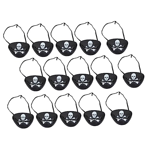 JOINPAYA 15 Stück Piraten Augenklappen Für Lidschatten Party Kostüm Für Gel Maske Augenklappen Für Piraten Augenklappen Abdeckung Augenabdeckung Geschwollener Kunststoff von JOINPAYA