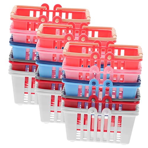 JOINPAYA 15 Stück Teiliges Mini Einkaufskorb für Mini Supermarkt und Puppenhaus Einkaufsbehälter für Kreatives Rollenspiel Hochwertiges Kunststoffmaterial zur Dekoration und Aufbewahrung JOINPAYA 15 Stück Teiliges Mini Einkaufskorb für Mini Supermarkt und Puppenhaus Einkaufsbehälter für Kreatives Rollenspiel Hochwertiges Kunststoffmaterial zur Dekoration und Aufbewahrung von JOINPAYA