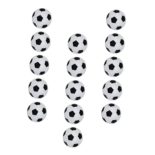 JOINPAYA 15 Stück Tischfußball Bälle Ersatzbälle für Kicker Robuste Tischfußball Zubehörteile Kunststoff Geeignet für Tischfußballmaschinen von JOINPAYA