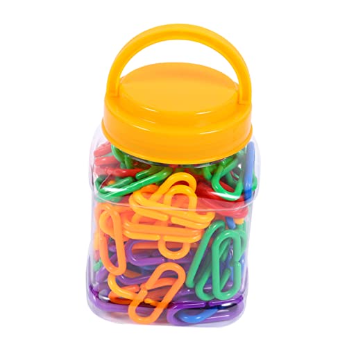 JOINPAYA 150 Stück Teiliges Lernspielzeug Geometrische Kettenglieder Buntes DIY Steckspiel für Jungen und Mädchen von Farb und Hand Auge Koordination Ab Jahren von JOINPAYA