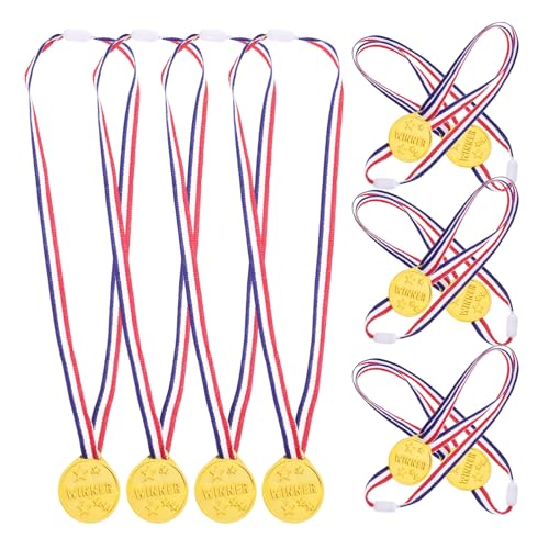 JOINPAYA 15St Goldmedaillenspielzeug für kleine Medaillen sportliche Medaillen dekorative Auszeichnungsmedaillen Wettbewerbsbelohnungsmedaillen Kindersportmedaillen Bauch Golden von JOINPAYA