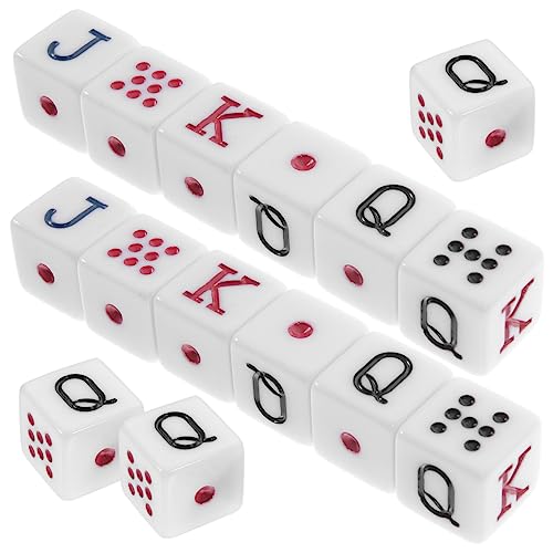JOINPAYA Game Night Liars Würfel Pokerwürfel-Set Acryl-pokerwürfel Lustige Buchstabenwürfel für Party-Spiel-Requisiten JOINPAYA Game Night Liars Würfel Pokerwürfel-Set Acryl-pokerwürfel Lustige Buchstabenwürfel für Party-Spiel-Requisiten von JOINPAYA