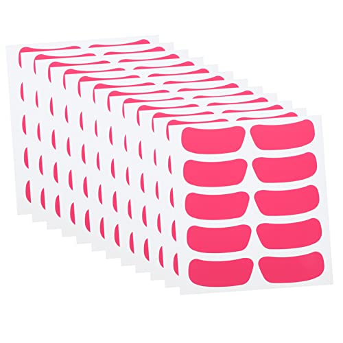 JOINPAYA 16 Blatt Augenaufkleber augenpflaster Erwachsene Sport zubehör Baseballgesicht Baseball-Aufkleber mit blauen Augen Augenstreifen-Aufkleber Aufkleber für Fans PVC selbstklebend Rosa von JOINPAYA