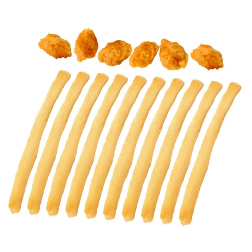 JOINPAYA 16 STK Pommes-Modell Gefälschte Pommes Frites Gefälschte Spielnahrung Künstliche Pommes Frites Falsches Huhn Realistisches Essen Lebensmittelsimulation Pommes Frites PVC Khaki JOINPAYA 16 STK Pommes-Modell Gefälschte Pommes Frites Gefälschte Spielnahrung Künstliche Pommes Frites Falsches Huhn Realistisches Essen Lebensmittelsimulation Pommes Frites PVC Khaki von JOINPAYA