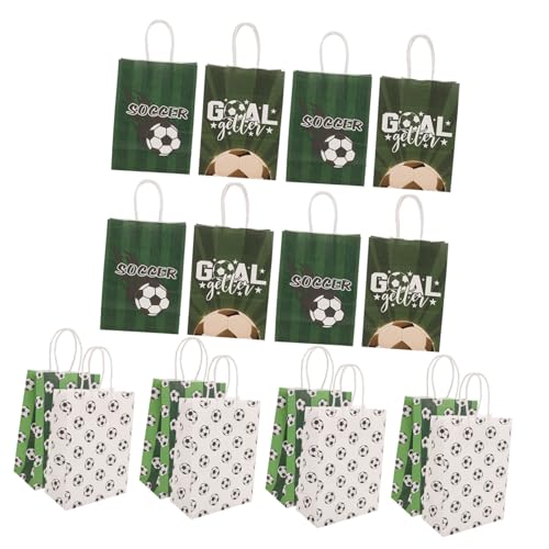 JOINPAYA Partytüten-zubehör Fußball 16 Stück Papiertüten Mit Griffen Für Fußball JOINPAYA Partytüten-zubehör Fußball 16 Stück Papiertüten Mit Griffen Für Fußball von JOINPAYA