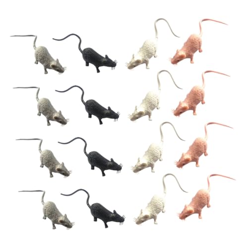 JOINPAYA 16 Stück Simuliertes Mausmodell Halloween-Mäuse Spielzeugmäuse Rattenspielzeug aus Kunststoff realistischer Mausstreich Streich Falsche Mäuse Figur PVC JOINPAYA 16 Stück Simuliertes Mausmodell Halloween-Mäuse Spielzeugmäuse Rattenspielzeug aus Kunststoff realistischer Mausstreich Streich Falsche Mäuse Figur PVC von JOINPAYA