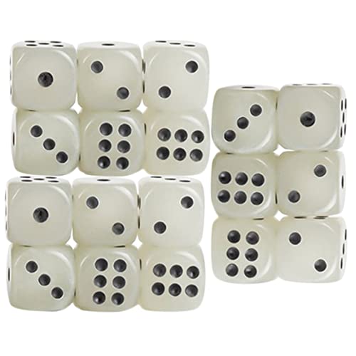 JOINPAYA 18 STK Würfel Deck of Cards tischspiele Party Spiele partyspiel Tabletop Spiele Schreibtisch Gaming Party Game Table Games Gaming-Zubehör Partygeschenke Acryl von JOINPAYA