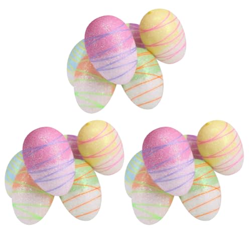 JOINPAYA 18 Stk Ostereier easter eggs happy easter zu ostern easter decoration 0stergeschenke Ostern Ei buntes Osterei Ornament-Ei bastelt Ei Festival-Ei Ei selber machen Plastik JOINPAYA 18 Stk Ostereier easter eggs happy easter zu ostern easter decoration 0stergeschenke Ostern Ei buntes Osterei Ornament-Ei bastelt Ei Festival-Ei Ei selber machen Plastik von JOINPAYA
