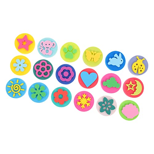 JOINPAYA 18-teiliges Stempelset Für Jungen Und Mädchen Scrapbooking-Stempel Für Partys Geburtstage Schulen Weihnachtsdekorationen Einzigartiges Design von JOINPAYA