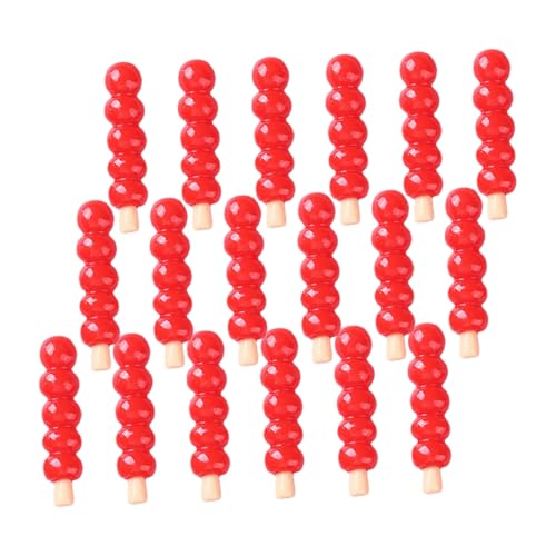 JOINPAYA 18 Stück Kandierte Hagebutten-spieße Mini-Essen Winzige Essensspielzeuge Winziges Essen Mini-szenen-Layout-Requisite Bonbon-Modell Mini Hausmannskost Küche Rollenspiel Harz Rot JOINPAYA 18 Stück Kandierte Hagebutten-spieße Mini-Essen Winzige Essensspielzeuge Winziges Essen Mini-szenen-Layout-Requisite Bonbon-Modell Mini Hausmannskost Küche Rollenspiel Harz Rot von JOINPAYA