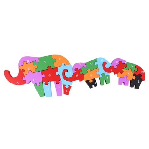 JOINPAYA 1Pc 26 Buchstaben -Puzzle -Bausteine rätseln Hölzern von JOINPAYA