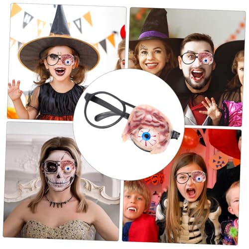 JOINPAYA 1stück Halloween Augenball Brillen Lustige Kostüm-accessoires Für Halloween-partys Unheimliche Effekte Verkleidung Für Erwachsene Vielseitige Verkleidungsrequisiten von JOINPAYA
