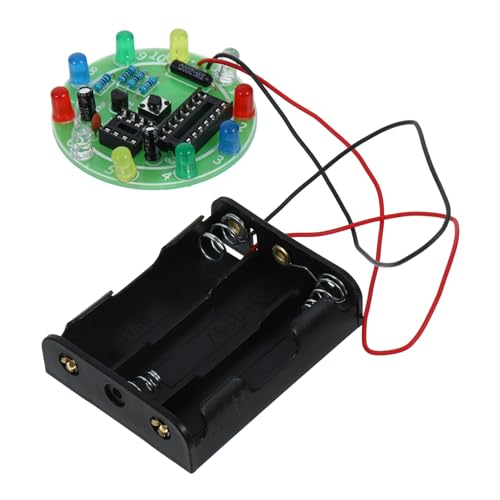 JOINPAYA 1Satz DIY Elektrisches Schaltkreis Kit mit und Fließenden Lichtern für Lötübungen und Wissenschaftliche Experimente Fördert Praktische Elektronikfähigkeiten von JOINPAYA
