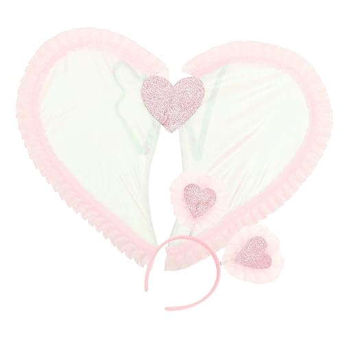 JOINPAYA 1Satz Engel Kostüm für Teiliges Pinkes Flügel und Stirnband für Halloween Cosplay Festival und Geburtstagsfeiern für Fotoaufnahmen und Tägliche Dekoration JOINPAYA 1Satz Engel Kostüm für Teiliges Pinkes Flügel und Stirnband für Halloween Cosplay Festival und Geburtstagsfeiern für Fotoaufnahmen und Tägliche Dekoration von JOINPAYA