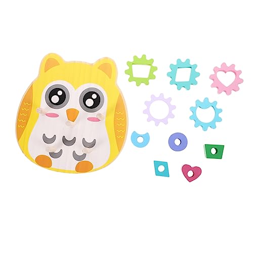 JOINPAYA 1Satz Geometrisches Formpuzzle Aus Holz Für Kleinkinder Pädagogisches Kreativität Und Hand Augen Koordination Für Kleine Hände Und Lernspielzeug von JOINPAYA