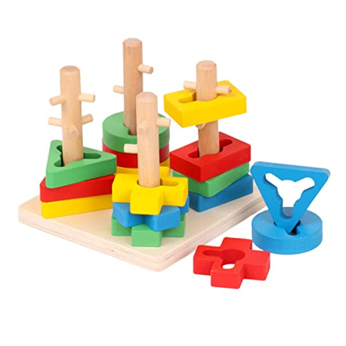 JOINPAYA 1Satz Holz Lernspielzeug für Puzzles Stacking und Matching Spiele Kleinkinder aus Massivem Holz Altersgerecht Fördert Motorische Fähigkeiten JOINPAYA 1Satz Holz Lernspielzeug für Puzzles Stacking und Matching Spiele Kleinkinder aus Massivem Holz Altersgerecht Fördert Motorische Fähigkeiten von JOINPAYA