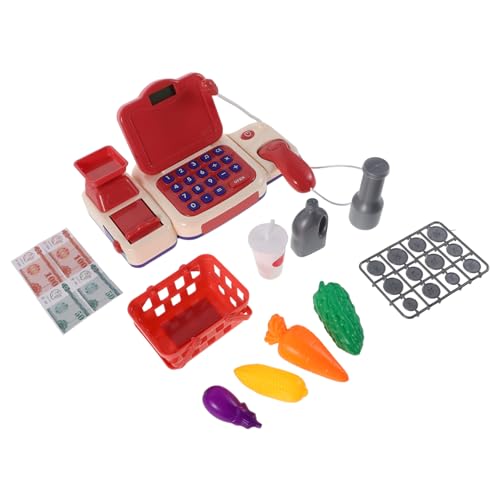 JOINPAYA 1Satz Multifunktionale Supermarktkasse mit Taschenrechner Realistische Funktionen Lernspielzeug für Kleinkinder von Jahren Fördert Vorstellungskraft und Kreativität JOINPAYA 1Satz Multifunktionale Supermarktkasse mit Taschenrechner Realistische Funktionen Lernspielzeug für Kleinkinder von Jahren Fördert Vorstellungskraft und Kreativität von JOINPAYA