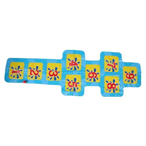 JOINPAYA Aufblasbare Spielmatte Mit Zahlen 1–9 Wasserspritzmatte Für Jungen Und Mädchen Digitales Lernspielzeug Für Den Poolstrand von JOINPAYA