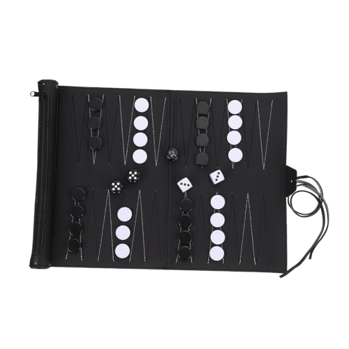 JOINPAYA 1pc Schachbrett Rollbares Pu Internationales Schachspiel für Erwachsene Tragbares Schachbrett Faltbares Design Backgammon Brett JOINPAYA 1pc Schachbrett Rollbares Pu Internationales Schachspiel für Erwachsene Tragbares Schachbrett Faltbares Design Backgammon Brett von JOINPAYA