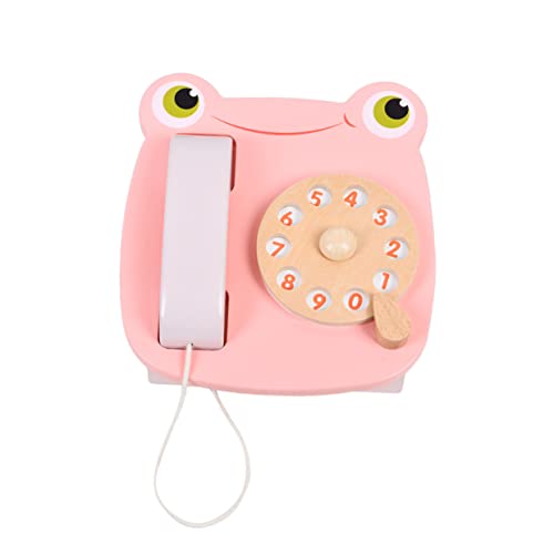 JOINPAYA Frosch-telefonspielzeug Aus Holz – Simuliertes Kinderspielhaus-lernspielzeug – Rollenspiel-Telefon Für Kinder JOINPAYA Frosch-telefonspielzeug Aus Holz – Simuliertes Kinderspielhaus-lernspielzeug – Rollenspiel-Telefon Für Kinder von JOINPAYA