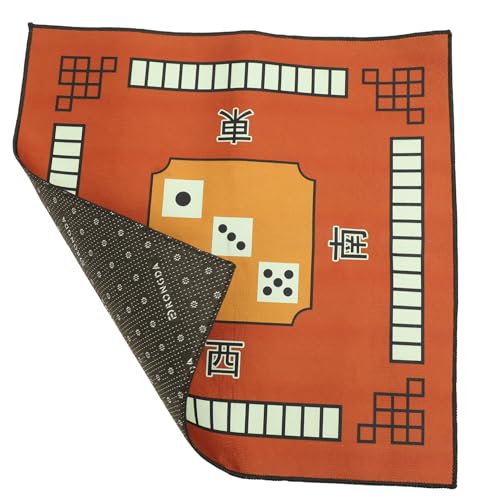 JOINPAYA Mahjong-tischdecke 1 Stück Spielmatte Dicke Poker-tischmatte Chinesisches Muster Geräuscharme Kartenspielmatten von JOINPAYA
