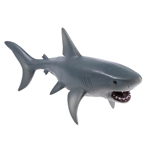 JOINPAYA 1Stk Meereslebewesen für kinderspielzeug Meereswelt Meeres Tier Hai-Figur für Meerestiere Figur Lernspielzeug Weißer Hai Plastik Dark Grey JOINPAYA 1Stk Meereslebewesen für kinderspielzeug Meereswelt Meeres Tier Hai-Figur für Meerestiere Figur Lernspielzeug Weißer Hai Plastik Dark Grey von JOINPAYA