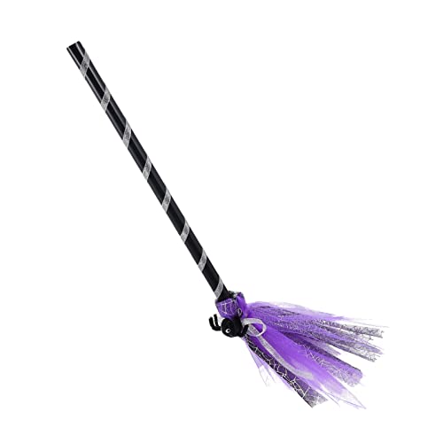 JOINPAYA 1Stk Zauberer Besen Kostüme für Erwachsene Halloween-Stifte Hexenbesen für Tür Halloween Besen Halloween Party Kleidung Besenverzierung Halloween-Party-Besen Plastik Violett JOINPAYA 1Stk Zauberer Besen Kostüme für Erwachsene Halloween-Stifte Hexenbesen für Tür Halloween Besen Halloween Party Kleidung Besenverzierung Halloween-Party-Besen Plastik Violett von JOINPAYA