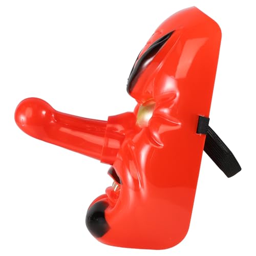 JOINPAYA 1pc Scary Tengu Japan Halloween Volle Erwachsene Halloween Japanischen Tengu Rot von JOINPAYA