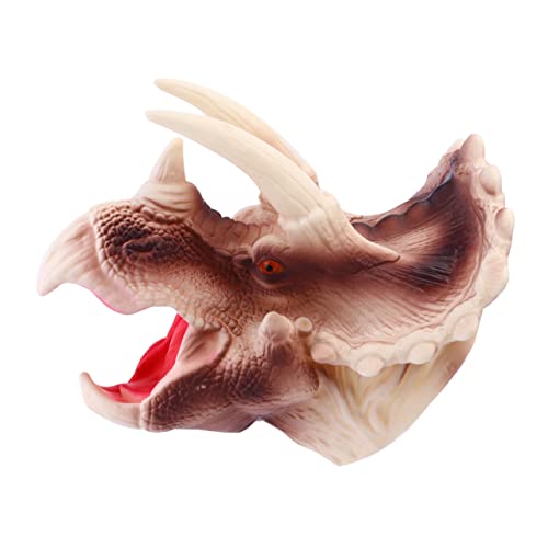 JOINPAYA Verspielte 1-teilige Dinosaurier-handpuppe Aus Gummi Paddy-Dinosaurier-Spielzeug Sichere Flexible Tier-handpuppe Für Jungen Und Mädchen von JOINPAYA