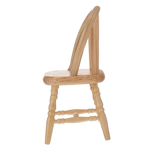 JOINPAYA Exquisiter Miniaturstuhl Für Puppenhaus Mini-stuhlmodell Im Maßstab 112 Mini-möbelornament Perfekt Für Dekoration Und Fotos von JOINPAYA