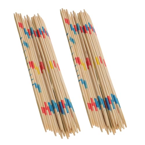 JOINPAYA 2 Boxen Holzstabspielzeug Für Kinder Buntes Sensorisches Puzzle Und Lernspielzeug von JOINPAYA