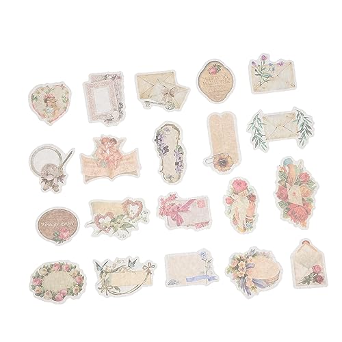 JOINPAYA 2 Boxen Material Dekorative Aufkleber Album-Aufkleber Scrapbook-Aufkleber Notebook-Aufkleber Scrapbook-Sticker Selber Machen DIY Dekorativer Aufkleber Alte Aufkleber Papier von JOINPAYA