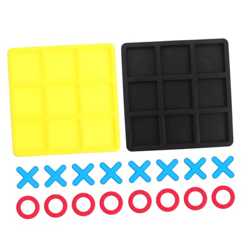 JOINPAYA 2 Boxen -Toe Puzzlespiel Familienspiele Kleiner Tic-Toe Partyspiele Jumbo-Spiel brettspiele sankastenspielsachen Kinderspiele Umweltfreundlicher Kunstharz von JOINPAYA