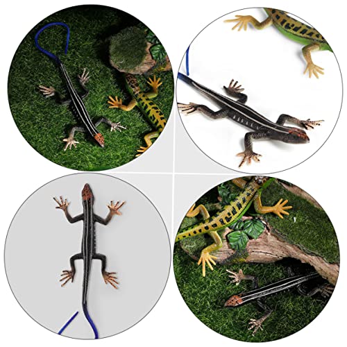 JOINPAYA 2 Kunststoff Eidechsen Modell Realistische Reptilien Figuren zum Spaß Haben und Dekorieren für Scherze Zuhause Büro Auto JOINPAYA 2 Kunststoff Eidechsen Modell Realistische Reptilien Figuren zum Spaß Haben und Dekorieren für Scherze Zuhause Büro Auto von JOINPAYA
