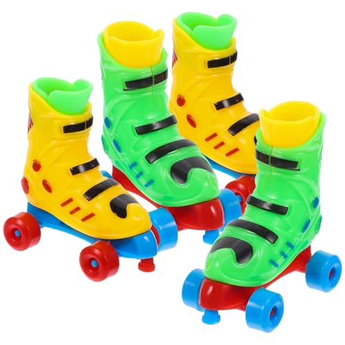 JOINPAYA 2 Paar Mini Rollschuhe Sportspielzeug: Lustiges Skate- kinderspielzeug Finger-Skate-Modell lebensechtes Skate- zum Stressabbau Fingerrollschuh Plastik JOINPAYA 2 Paar Mini Rollschuhe Sportspielzeug: Lustiges Skate- kinderspielzeug Finger-Skate-Modell lebensechtes Skate- zum Stressabbau Fingerrollschuh Plastik von JOINPAYA