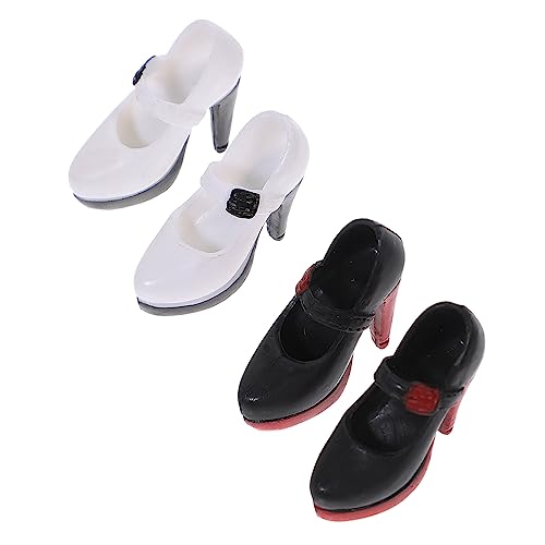 JOINPAYA 2 Paare Puppe High Heels winzig Miniatur hoch Zubehör Puppenspielzeugschuhe Puppenhausschuhe kleine High Heels Schuhe für Puppen Puppe kleine Schuhe Mini-Schuhe Plastik JOINPAYA 2 Paare Puppe High Heels winzig Miniatur hoch Zubehör Puppenspielzeugschuhe Puppenhausschuhe kleine High Heels Schuhe für Puppen Puppe kleine Schuhe Mini-Schuhe Plastik von JOINPAYA