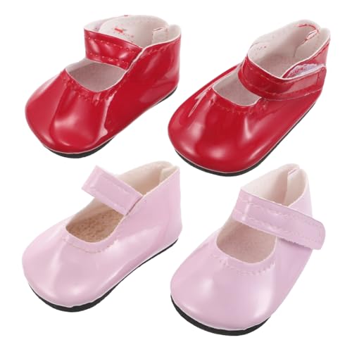 JOINPAYA 2 Paare Puppenschuhe für Puppen Mini Kunstleder Kleid Schuhe Prinzessin Accessoires Outfit Passend für Puppen für Rollenspiel und Miniatur Hausdekoration JOINPAYA 2 Paare Puppenschuhe für Puppen Mini Kunstleder Kleid Schuhe Prinzessin Accessoires Outfit Passend für Puppen für Rollenspiel und Miniatur Hausdekoration von JOINPAYA