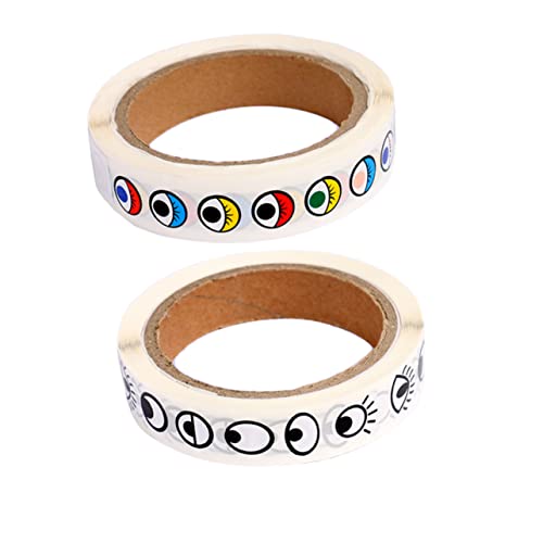 JOINPAYA 2 Rollen Farbenfrohe Augenaufkleber Augen Aufkleber Leere Etiketten Augen Etiketten Modelletiketten JOINPAYA 2 Rollen Farbenfrohe Augenaufkleber Augen Aufkleber Leere Etiketten Augen Etiketten Modelletiketten von JOINPAYA