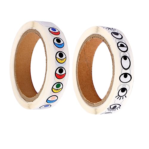 JOINPAYA 2 Rollen Leere Etiketten Modelletiketten Augen Aufkleber Augen Etiketten JOINPAYA 2 Rollen Leere Etiketten Modelletiketten Augen Aufkleber Augen Etiketten von JOINPAYA
