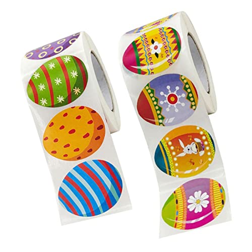 JOINPAYA 2rollen Selbstklebende Osteraufkleber Ovaler Eier-Sticker Für Festtagsdekoration Für Geschenktüten Scrapbooking Und Kreative Bastelprojekte JOINPAYA 2rollen Selbstklebende Osteraufkleber Ovaler Eier-Sticker Für Festtagsdekoration Für Geschenktüten Scrapbooking Und Kreative Bastelprojekte von JOINPAYA