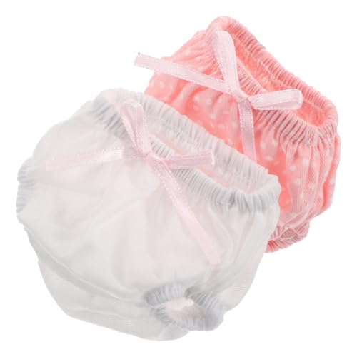 JOINPAYA 2 STK Höschen Puppen Puppen Trainingshose Spaßige Puppenunterwäsche Puppen Puppentraininghose Stoffwindeln für Babys Puppenhausdekoration Polyester JOINPAYA 2 STK Höschen Puppen Puppen Trainingshose Spaßige Puppenunterwäsche Puppen Puppentraininghose Stoffwindeln für Babys Puppenhausdekoration Polyester von JOINPAYA
