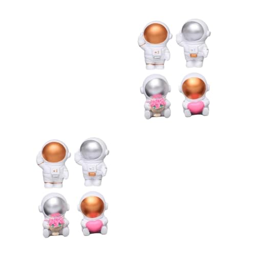 JOINPAYA 2 Sätze Astronauten-ornamente House Decoration Room Decoration Cake Decorating Room Decor for Kuchenverzierung Party Wohnkultur Astronauten-modellierungsstatue Harz 4 Stücke * 2 JOINPAYA 2 Sätze Astronauten-ornamente House Decoration Room Decoration Cake Decorating Room Decor for Kuchenverzierung Party Wohnkultur Astronauten-modellierungsstatue Harz 4 Stücke * 2 von JOINPAYA