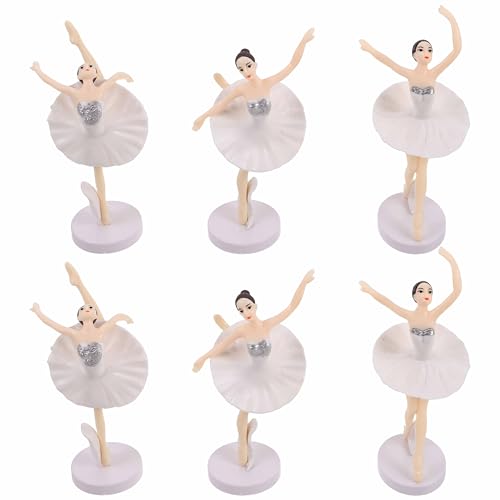 JOINPAYA 2er-Pack Realistische Mädchen-puppenhaus-Dekorationen Ballett-geburtstagskuchen-zubehör-Statue für Mädchen-partygeschenke JOINPAYA 2er-Pack Realistische Mädchen-puppenhaus-Dekorationen Ballett-geburtstagskuchen-zubehör-Statue für Mädchen-partygeschenke von JOINPAYA