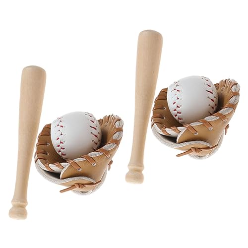 JOINPAYA 2 Sätze Baseball mit Handschuh und Ball Teiliges Puppenhaus Zubehör für Sportliebhaber und Praktisch für und Party Dekorationen JOINPAYA 2 Sätze Baseball mit Handschuh und Ball Teiliges Puppenhaus Zubehör für Sportliebhaber und Praktisch für und Party Dekorationen von JOINPAYA