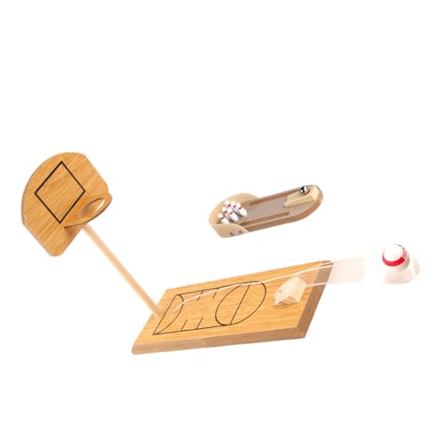 JOINPAYA Pädagogisches Desktop-Bowling-Spielzeug-Basketball-Set Aus Holz Mini-Spiel für Jungen und Mädchen JOINPAYA Pädagogisches Desktop-Bowling-Spielzeug-Basketball-Set Aus Holz Mini-Spiel für Jungen und Mädchen von JOINPAYA