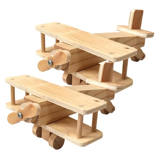 JOINPAYA 2 Sätze Holzpuzzle Lernspielzeug zum Zusammenbauen DIY Modellbau Hand Auge Koordination für Jungen und Mädchen Ab Jahren von JOINPAYA