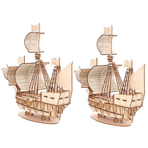 JOINPAYA 2 Sätze Holzpuzzle Segelboot Modellset für Erwachsene Teiliges DIY Puzzle aus Hochwertigem Holz für Kreative Bastelprojekte mit Kindern Dekoration JOINPAYA 2 Sätze Holzpuzzle Segelboot Modellset für Erwachsene Teiliges DIY Puzzle aus Hochwertigem Holz für Kreative Bastelprojekte mit Kindern Dekoration von JOINPAYA
